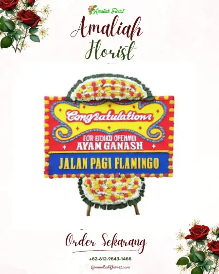 Sewa Papan Bunga Baru Debai